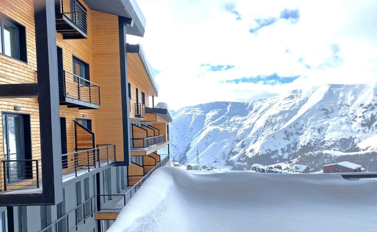 Cozy 2 bedroom apartment in the Gudauri centre - ski in/ ski out Buitenkant foto