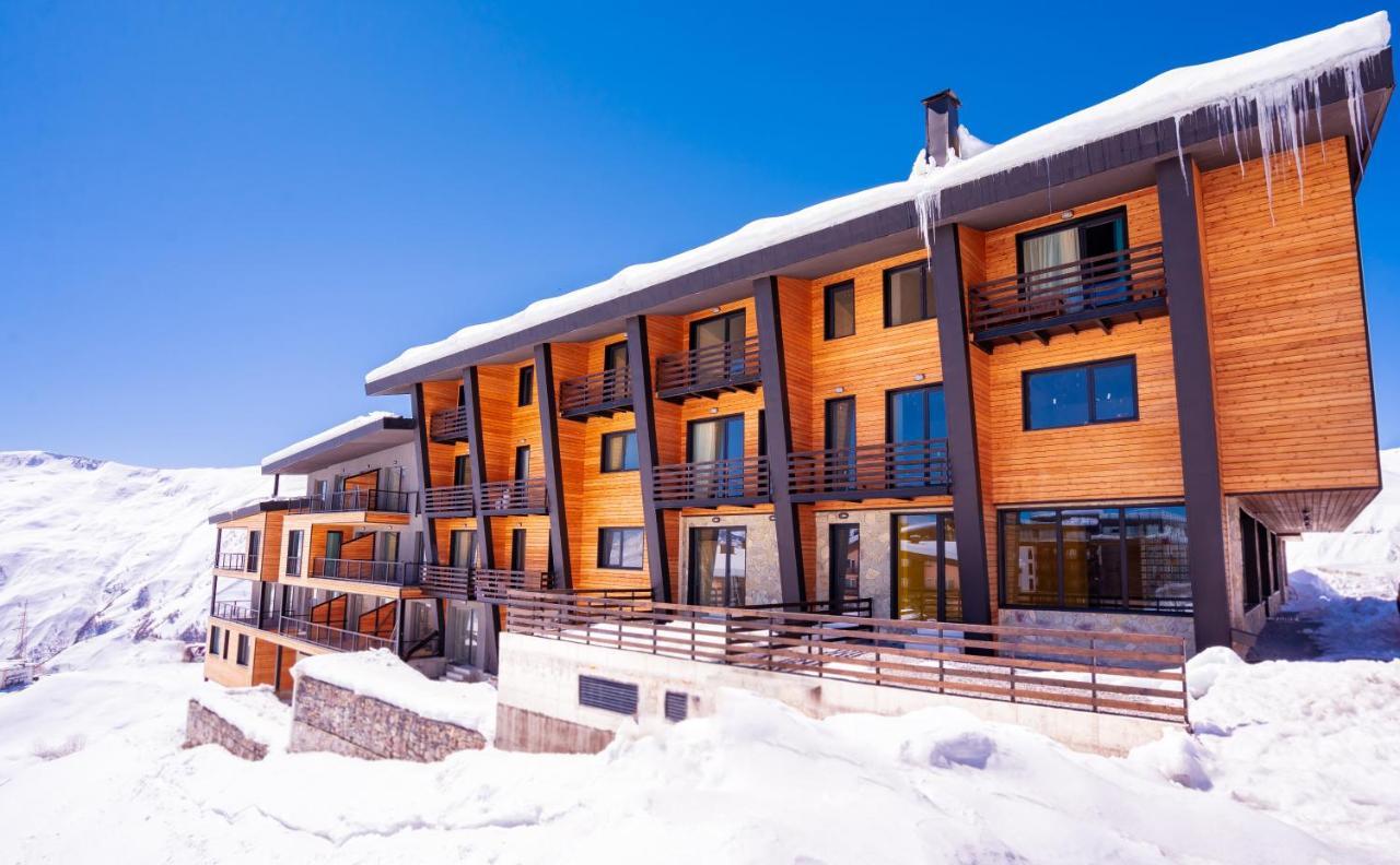 Cozy 2 bedroom apartment in the Gudauri centre - ski in/ ski out Buitenkant foto